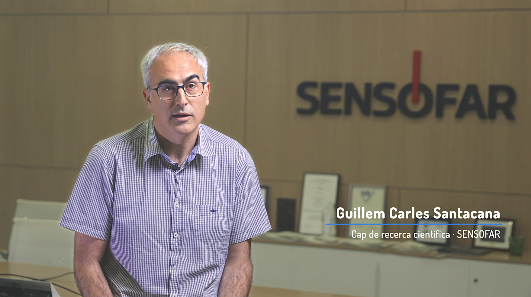 Guillem Carles Santacana, cap de recerca científica de Sensofar